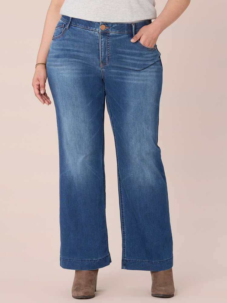 Stretch Denim Absolution Straight Leg Plus Jeans– Democracy Clothing