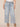 Light Blue Denim Absolution High Rise Distress Fading Whiskering Detail Wide Leg Plus Size Jean