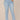 Powder Blue Artisanal Denim Absolution High Rise Embroidered Cascading D Back Pocket Itty Bitty Boot Plus Size Jean