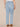 Powder Blue Artisanal Denim Absolution High Rise Embroidered Cascading D Back Pocket Itty Bitty Boot Plus Size Jean