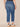 Mid Blue Artisanal Denim Absolution Mid-Rise Side Entry Busted Seam Back Pocket Girlfriend Plus Size Jean