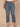 Mid Blue Artisanal Denim Absolution Skyrise Uneven Yoke Seaming Whiskering Fading Clean Finish Step Hem Barely Boot Plus Size Jean
