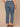 Mid Blue Artisanal Denim Absolution Skyrise Uneven Yoke Seaming Whiskering Fading Clean Finish Step Hem Barely Boot Plus Size Jean