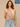 Sweet Peach Lily Pad Extended Cap Sleeve Scoop Neck Knot Front Hem Placement Floral Print Plus Size Knit Top