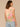 Sweet Peach Lily Pad Extended Cap Sleeve Scoop Neck Knot Front Hem Placement Floral Print Plus Size Knit Top