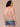 Sweet Peach Lily Pad Extended Cap Sleeve Scoop Neck Knot Front Hem Placement Floral Print Plus Size Knit Top