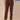 Brown Absolution High Rise Embroidered Cascading D Back Pocket Clean Finish Fray Hem Plus Size Slim Straight Pant
