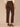 Brown Absolution High Rise Embroidered Cascading D Back Pocket Clean Finish Fray Hem Plus Size Slim Straight Pant