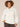 Heather Ecru Long Blouson Ribbed Sleeve Double Pocket Funnel Neck Ties Mixed Media Banded Hem Plus Size Knit Top
