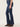 Indigo Denim Absolution High Rise Embroidered Cascading D Back Pocket Itty Bitty Bootcut Plus Size Jean