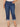 Blue Denim Absolution High Rise Round Up Yoke Cropped Cuff Hem Plus Size Boyfriend Jeans