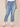 Mid Blue Denim Absolution High Rise Slim Straight Embroidered Cascading D Back Pocket Clean Finish Fray Hem Plus Size Jeans