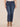 Indigo Artisanal Denim Absolution Skyrise Splicing Distress Whiskering Cropped Clean Finish Step Hem Uneven Yoke Barely Boot Plus Size Jeans