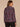 Black Multi Long Blouson Sleeve Stand Collar Button Down Front Round Back Yoke Seaming Ruffle Detail Shirttail Hem Abstract Print Plus Size Woven Top