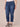 Blue Denim Absolution High Rise Slim Straight Embroidered Cascading D Back Pocket Clean Finish Fray Hem Plus Size Jeans