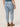 "Ab"solution Plus Size High Rise Light Blue Vintage Denim Distressed Skinny Jeans