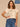 Soft Linen Multi Short Sleeve Scallop Scoop Neck Palm Tree Embroidery Shirttail Hem Plus Size Knit Boyfriend Tee