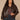 Chocolate Fudge Long Raglan Blouson Sleeve Collar Neck Zip Up Front Side Pockets Straight Cinched Hem Plus Size Pleather Jacket