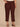 Cherry Chocolate Absolution High Rise Angled Dart Seams Six Pockets Arched Front Pockets Back Buckle Snap Hem Tapered Utility Plus Size Pant
