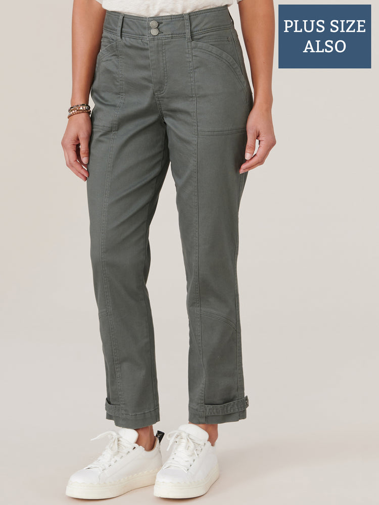 High-waist Trousers With Pegaso Buttons