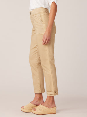 Buy Women's milky tapered trousers made of suiting fabric plus size:  trousers, white color, suiting fabric, casual style, buy in VOVK online  store.