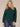 Pine Long Sleeve Round Double Banded Neck Banded Hem Plus Size Sweater
