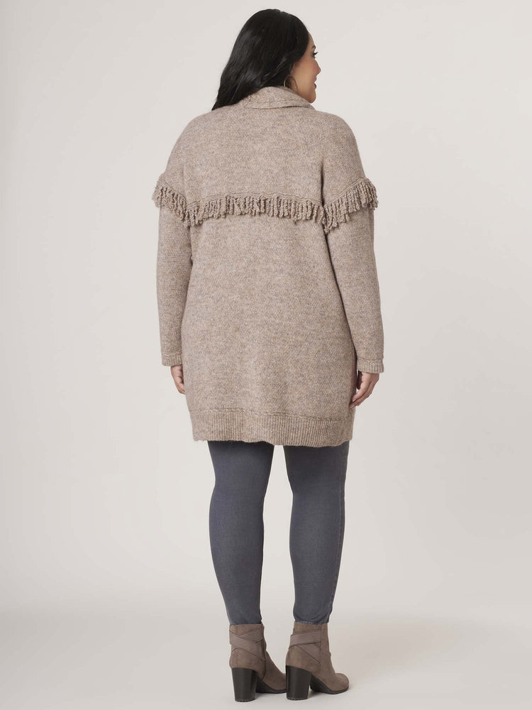 Plus size hotsell fringe sweater