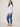 Iris Field Long Blouson Sleeve High Round Neck Space Dye Star Plus Size Sweater 