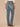 Mid Blue Artisanal Denim Absolution Sweetheart Shaped Back Yoke Angled Dart Seams Whiskering Fading Booty Lift Straight Leg Plus Size Jean