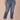 Mid Blue Artisanal Denim Absolution High Rise Embroidered Cascading D Pocket Clean Finish Fray Hem Plus Size Slim Straight Jean