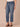 Mid Blue Artisanal Denim Absolution High Rise Embroidered Cascading D Pocket Clean Finish Fray Hem Plus Size Slim Straight Jean