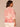 Oatmeal Pink Ombre Print Three Quarter Drop Shoulder Dolman Sleeve Round Neck Open Work Abstract Ombre Print Plus Size Sweater