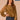 Jungle Moss Long Blouson Sleeve Boat Neck Abstract Print Bubble Hem Plus Size Knit Top