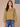 Ginger Cider Ivory Long Dolman Blouson Drop Shoulder Sleeve Overlap High V-Neck Contrast Blanket Stitch Embroidery Detail Plus Size Sweater