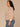 Birch Burn Henna Three Quarter Blouson Sleeve Surplus V-Neck Cased Hem Jacquard Band Striped Plus Size Knit Top