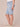 Powder Blue Artisanal Denim Absolution High Rise Coin Pocket Cuffed Hem Repreve Bermuda Plus Size Short