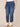 Blue Indigo Denim Absolution High Rise Ankle Length Step Clean Finish Fray Hem Splicing Whiskering Straight Leg Plus Size Jean