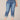Mid Blue Vintage Denim Absolution High Rise Cropped Raw Hem Cuff Hem Round Up Boyfriend Plus Size Jean