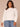 Heather Off White Long Banded Dolman Blouson Sleeve Scoop Neck Embroidered Pearl U-Yoke Uneven Hem Mixed Media Plus Size Knit Top