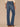 Blue Artisanal Denim Absolution High Rise Slightly Arched Back Yoke Whiskering Fading Itty Bitty Boot Plus Size Jean
