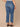 Mid Blue Artisanal Denim Absolution Skyrise Broken V-Yoke Clean Finish Step Hem Barely Boot Plus Size Jeans
