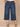 Blue Denim Absolution Skyrise Dart Seams Four Pockets Curved Front Pockets Cropped Tulip Hem Plus Size Wide Leg Jeans