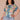 Bermuda Teal Multi Short Seamless Dolman Sleeve Scallop Embroidered Scoop Neck Shirttail Hem Abstract Leafy Placement Print Plus Size Knit Top
