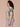 Bermuda Teal Multi Short Seamless Dolman Sleeve Scallop Embroidered Scoop Neck Shirttail Hem Abstract Leafy Placement Print Plus Size Knit Top
