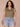 Lily Pad Multi Crochet Cap Sleeve Notched V-Neck Shirttail Hem Plus Size Knit Top