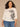 Off White Black Three Quarter Drop Shoulder Dolman Sleeve Scoop Neck Back Center Seam Floral Embroidery Shirttail Hem Plus Size Knit Top
