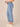 Light Blue Denim Absolution High Rise Center Seam Slit Hem Kick Flare Plus Size Jean