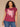Beet Red Multi Extended Origami Cap Sleeve Floral Screen Print Scoop Neck Asymmetrical Ruched Side Plus Size Knit Top