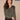 Heather Charcoal Olive Long Raglan Sleeve V-Neck Placement Embroidery Banded Hem Plus Size Pull Over Sweater