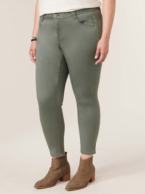"Ab"solution® Ankle Length Plus Colored Jegging